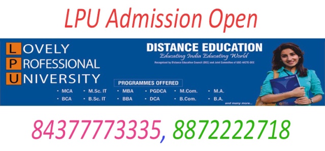 BCA Distance/Correspondence Education From LPU in Chandigarh, Mohali